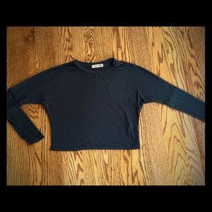 Joah Brown Cropped Long Sleeve